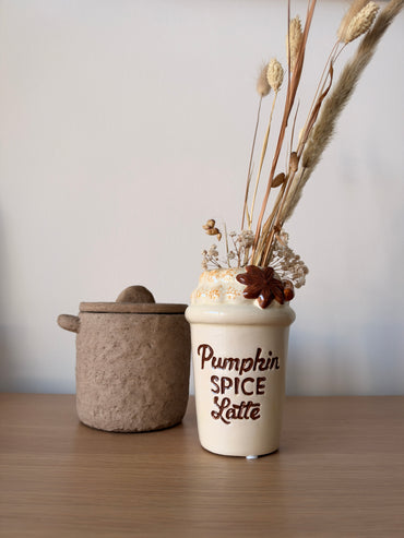 Vase Pumpkin Spice Latte