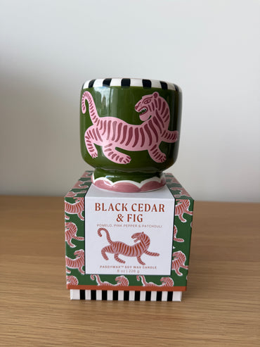 Bougie A Dopo Tigre – Cèdre Noir & Figue