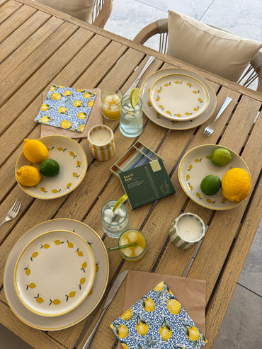 Assiette creuse Citron