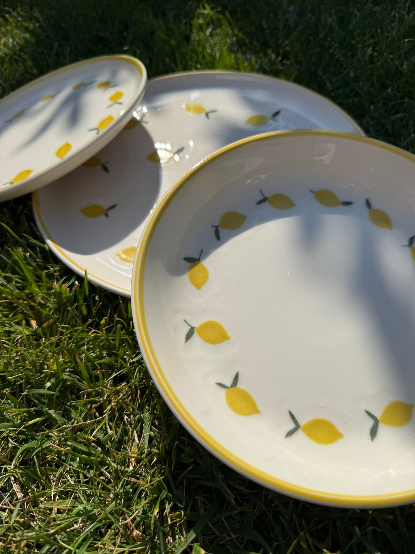 Assiette creuse Citron