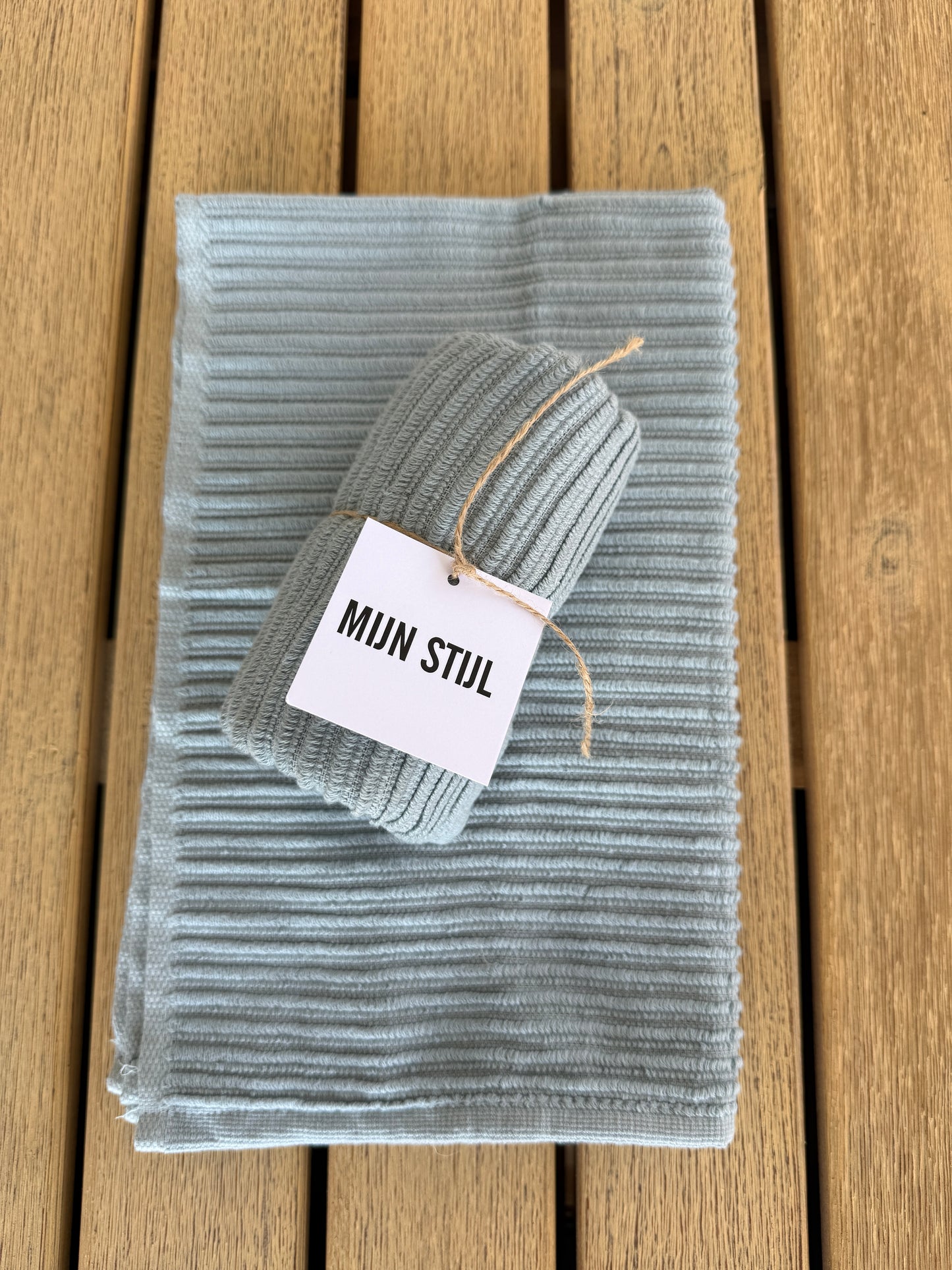 Serviette coton striée 40x60cm