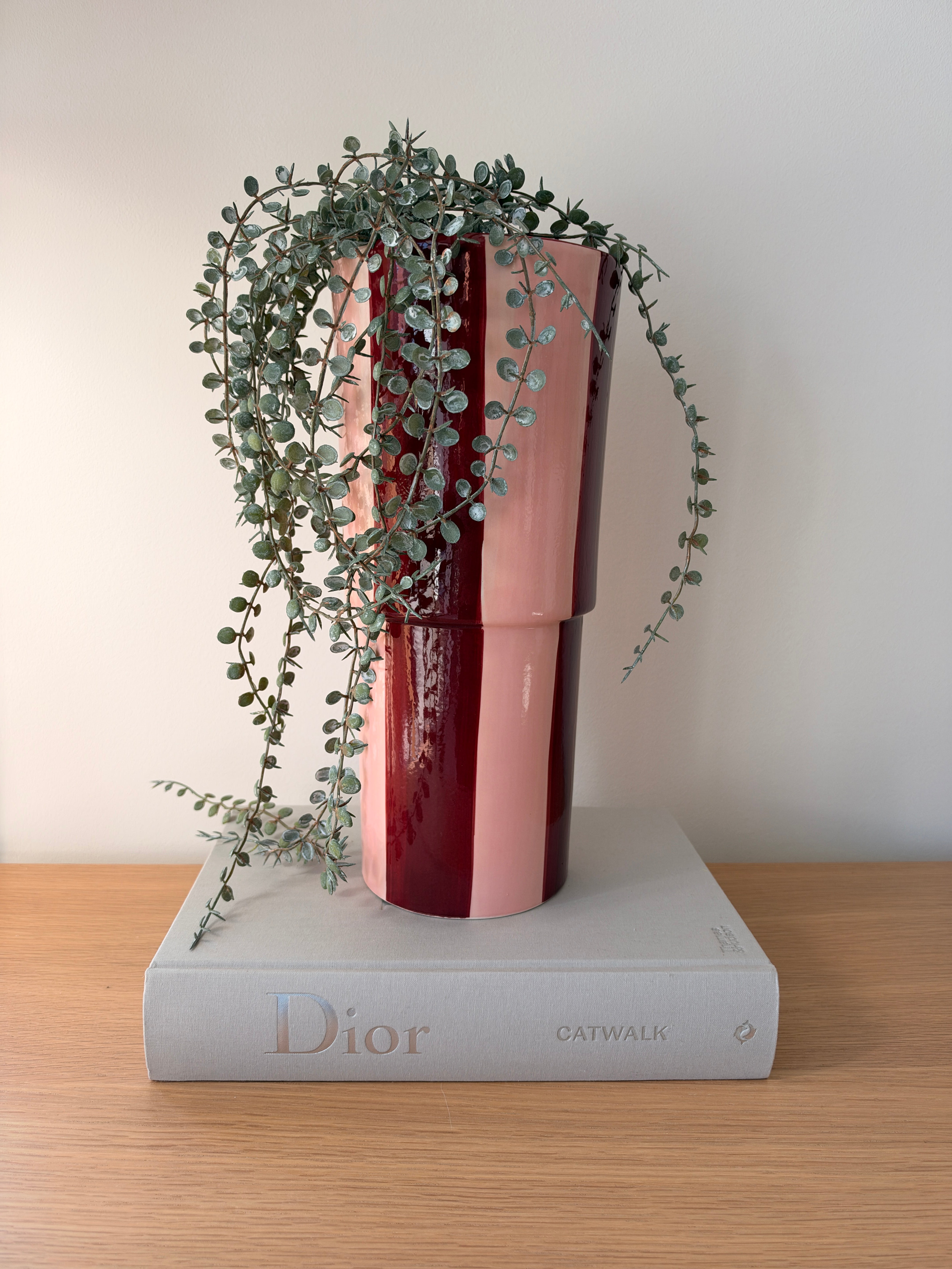 Vase Floki Rose-Rouge