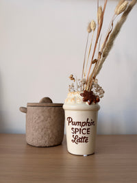 Vase Pumpkin Spice Latte