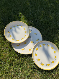 Assiette à dessert Citron