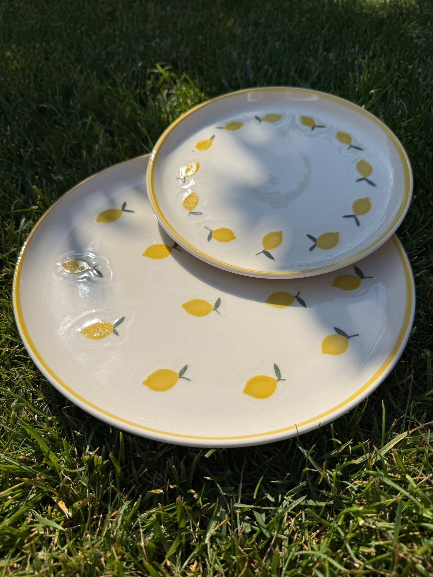 Assiette à dessert Citron