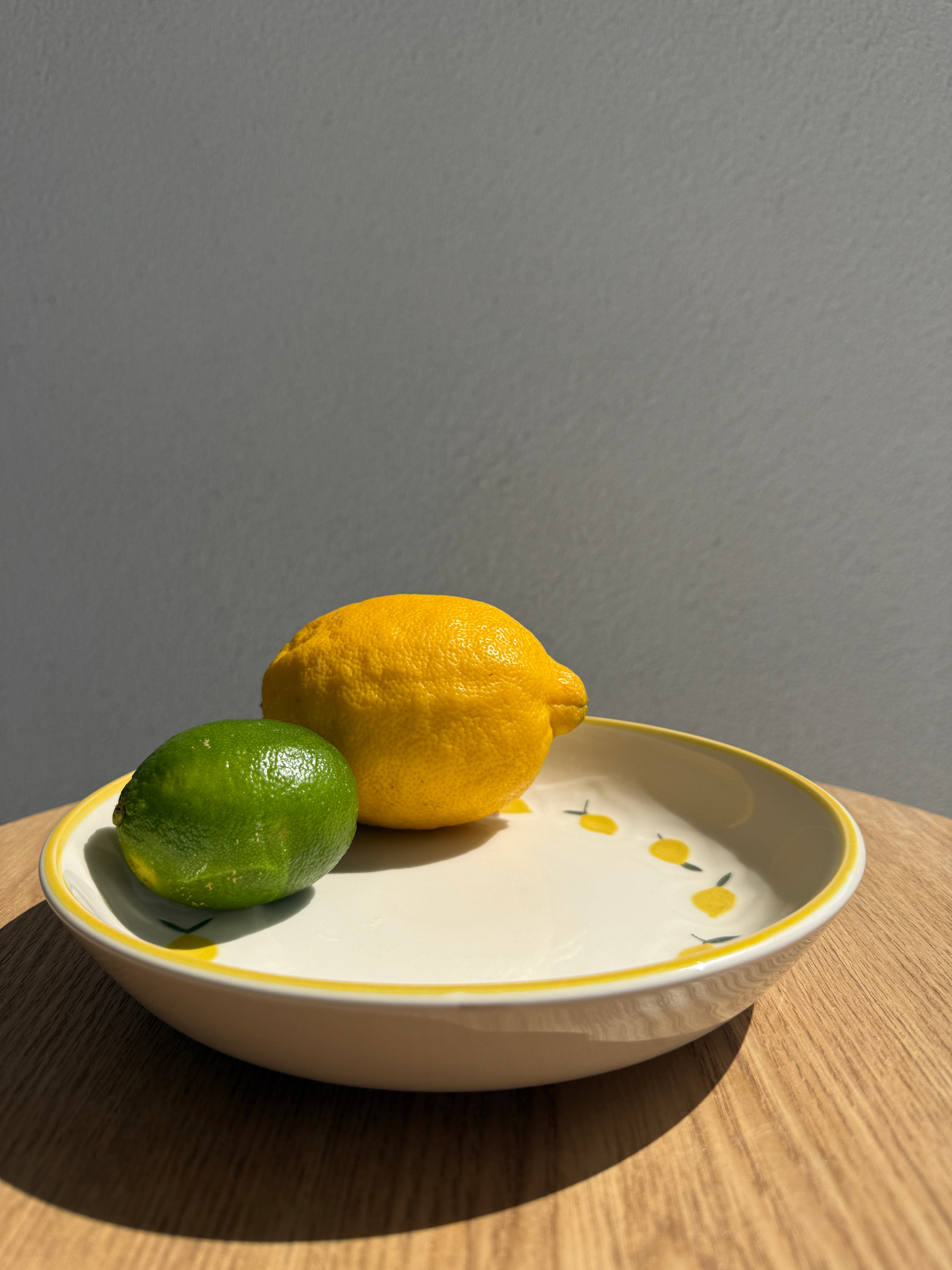 Assiette creuse Citron