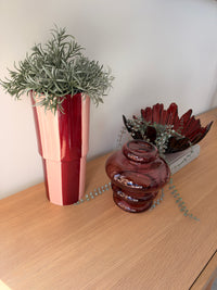 Vase Floki Rose-Rouge