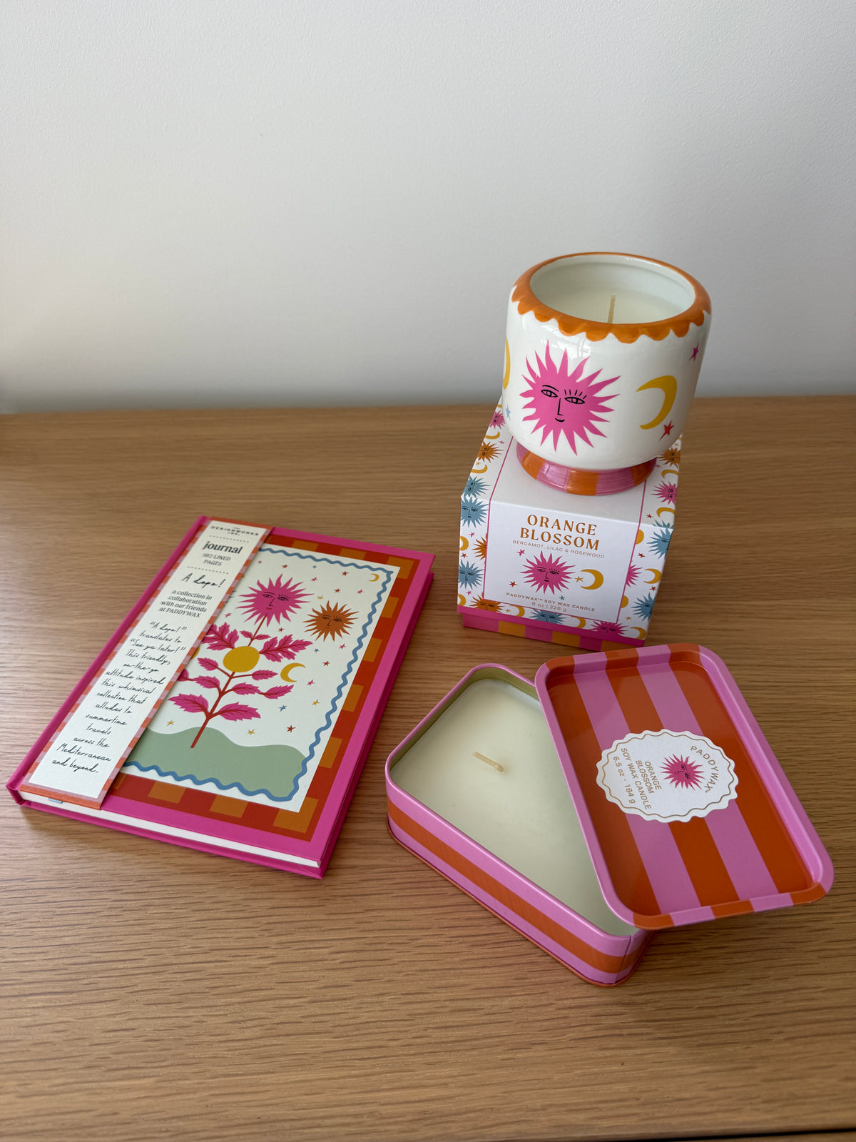 Bougie A Dopo Soleil métal – Fleur d'Oranger