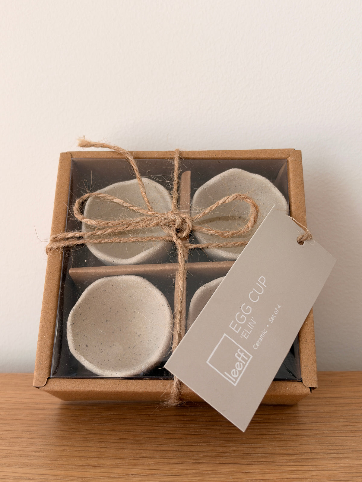 Coffret 4 coquetiers Elin