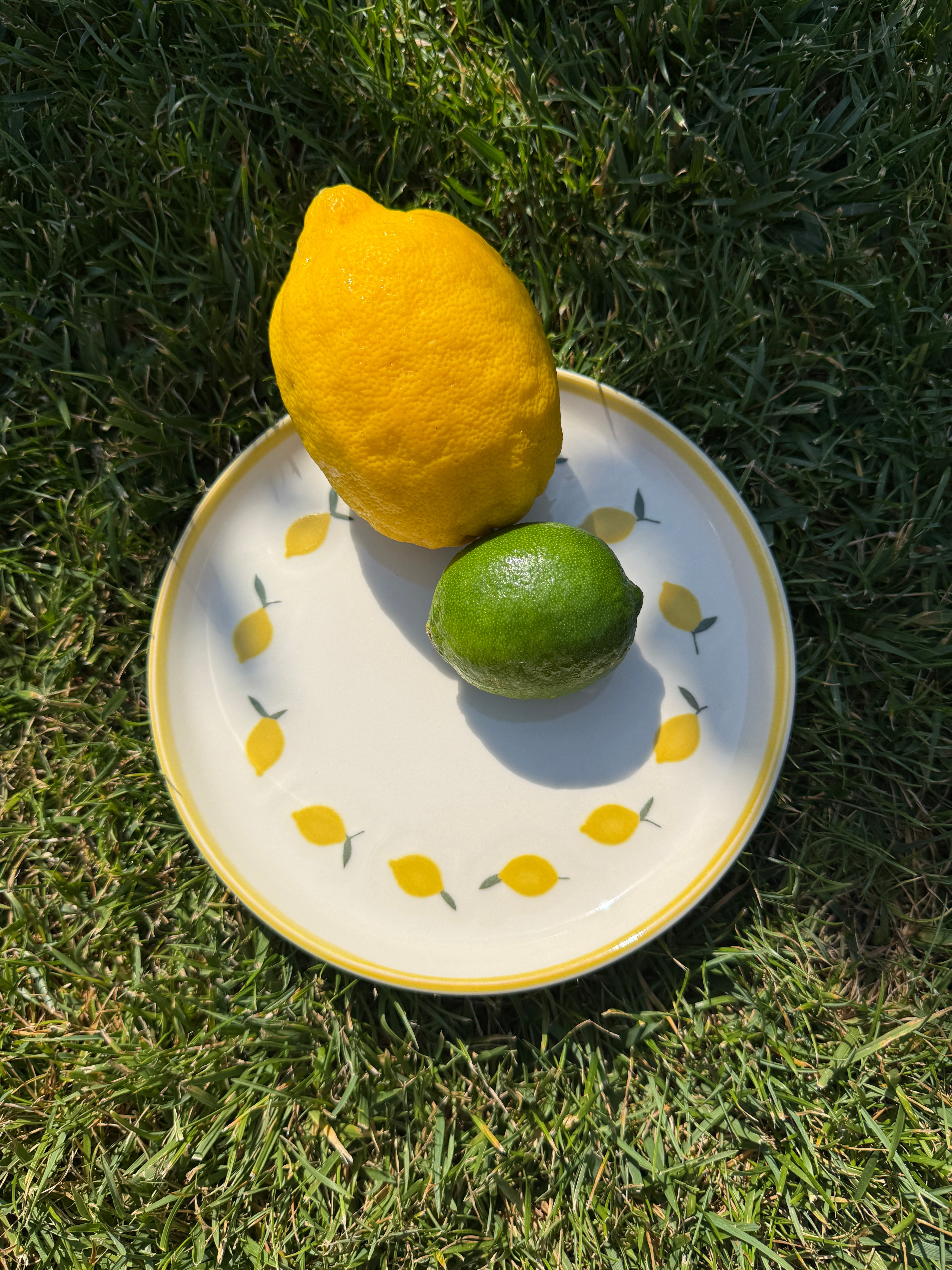 Assiette à dessert Citron