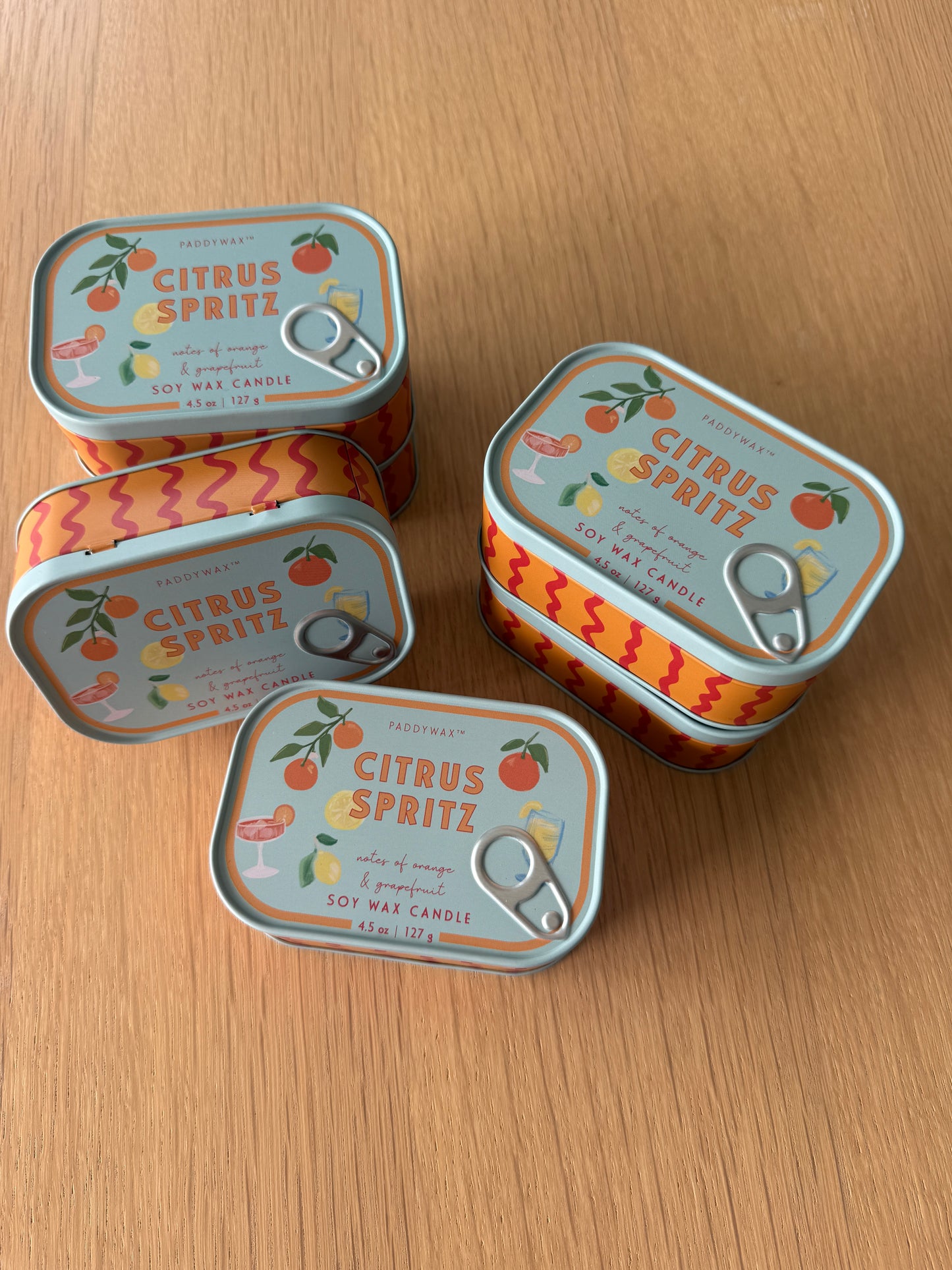 Bougie Bistro Orange – Agrumes Pétillants