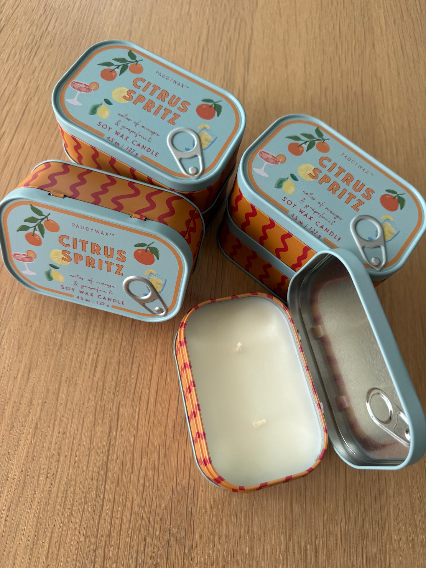 Bougie Bistro Orange – Agrumes Pétillants