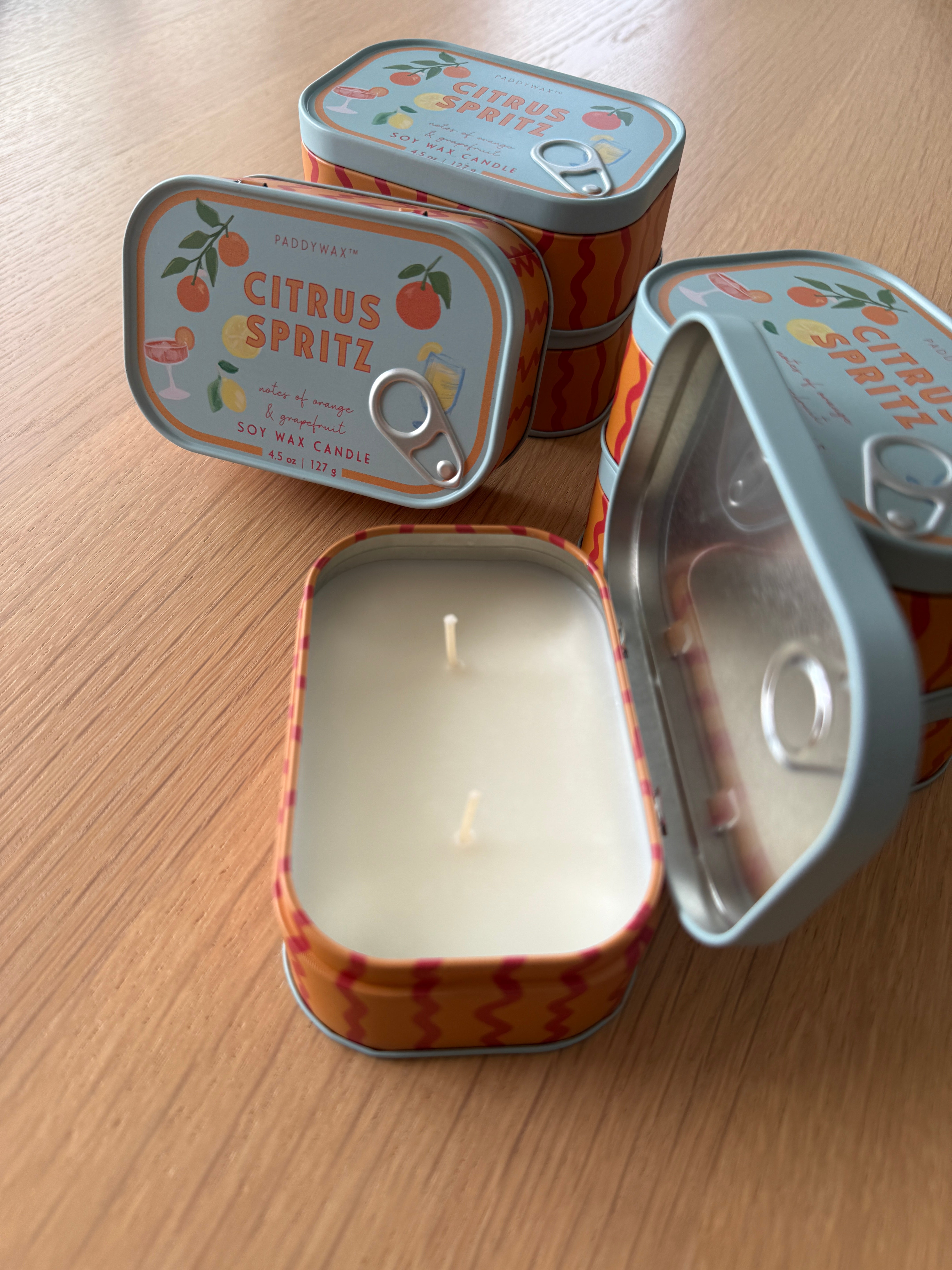 Bougie Bistro Orange – Agrumes Pétillants