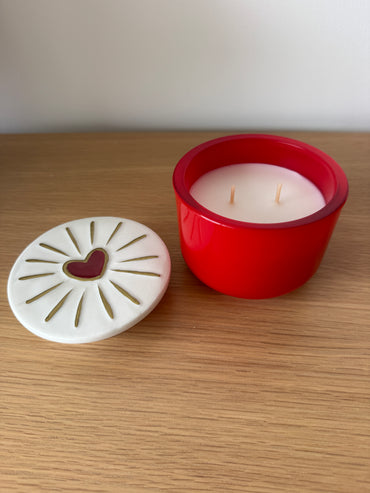 Bougie Charm Cœur – Figue Sauvage & Rose