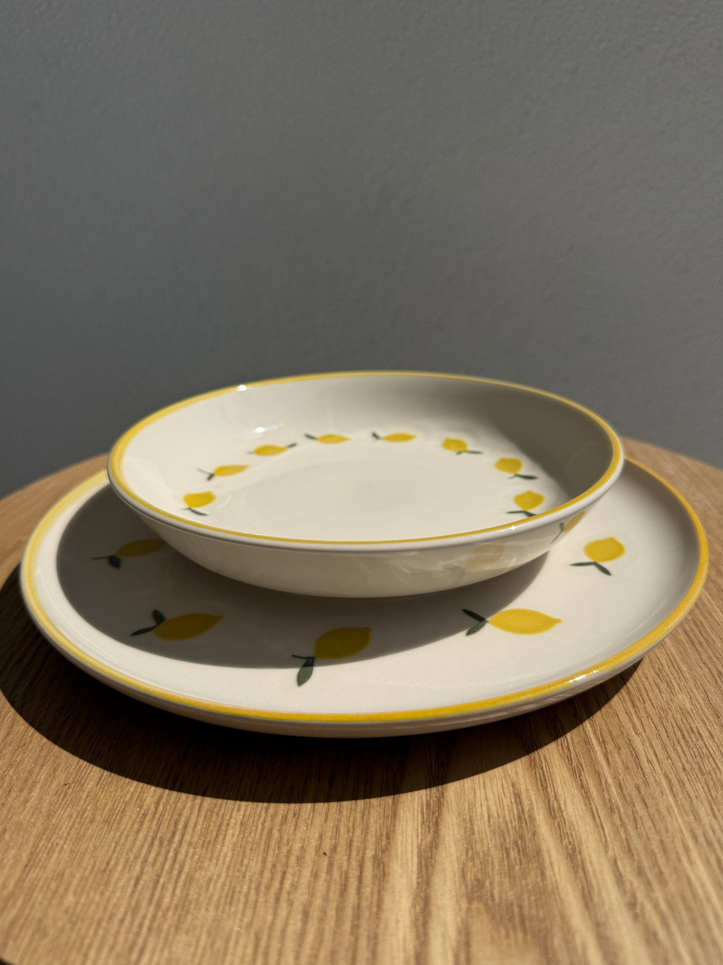 Assiette creuse Citron