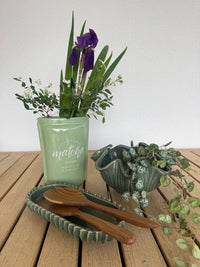 Vase MATCHA céramique vert