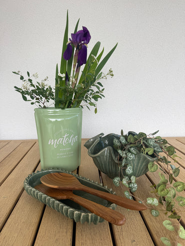 Vase MATCHA céramique vert
