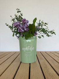 Vase MATCHA céramique vert