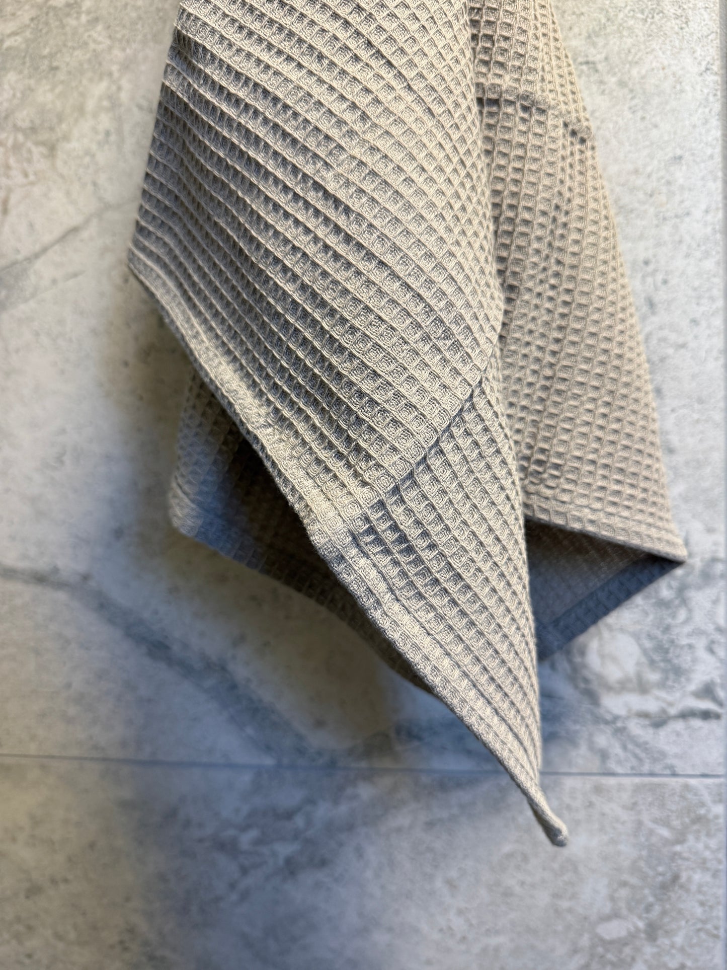 Serviette coton gaufrée 40x60 cm