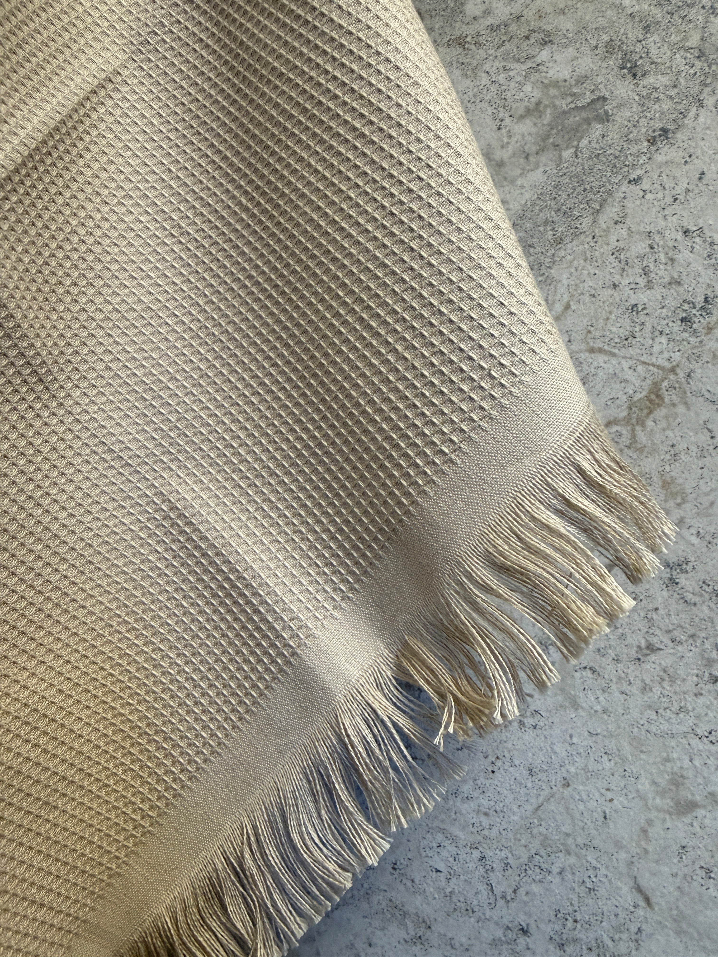 Serviette coton à franges 40x60cm
