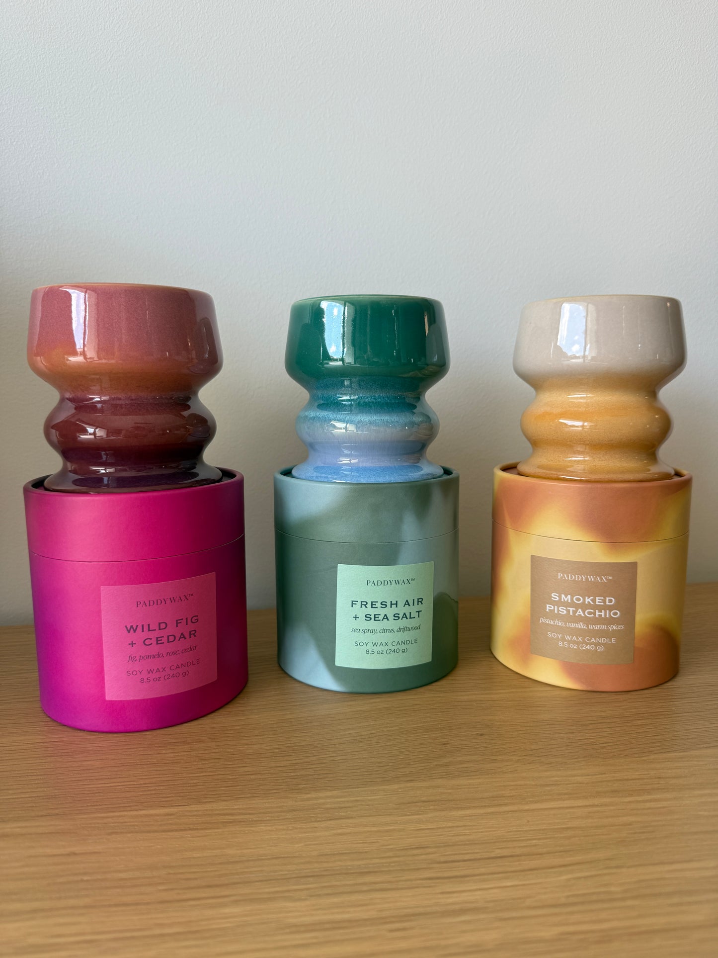 Bougie Melt Dégradé Bleu-Vert – Air Frais & Sel Marin