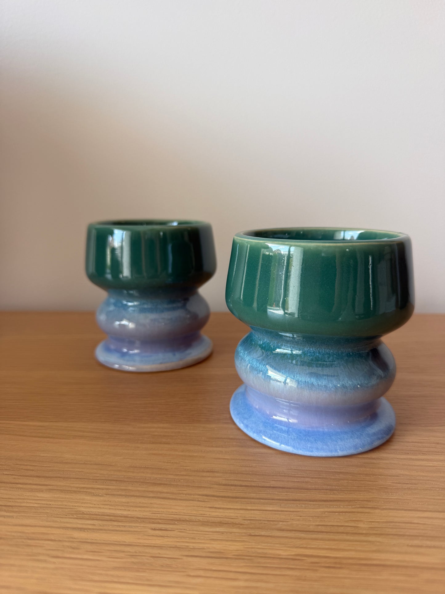 Bougie Melt Dégradé Bleu-Vert – Air Frais & Sel Marin